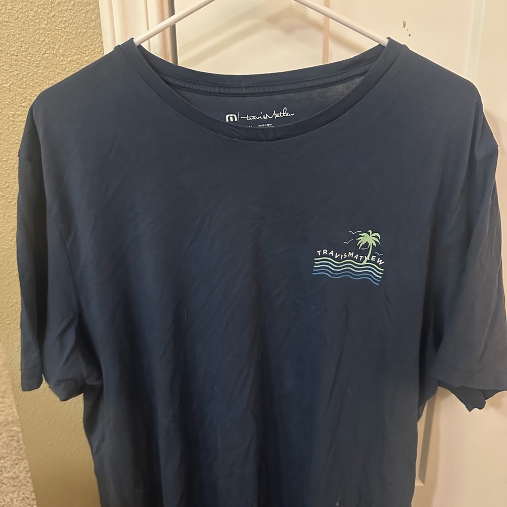 Travis Mathew Dark Blue Short Sleeve Tee